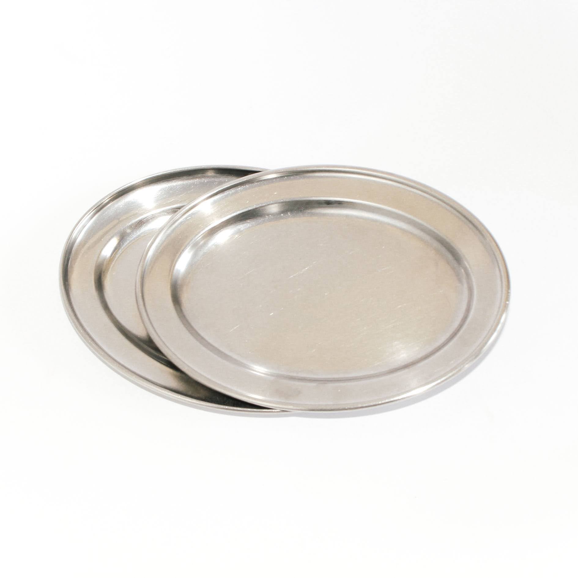 PLATO OVALADO ACERO