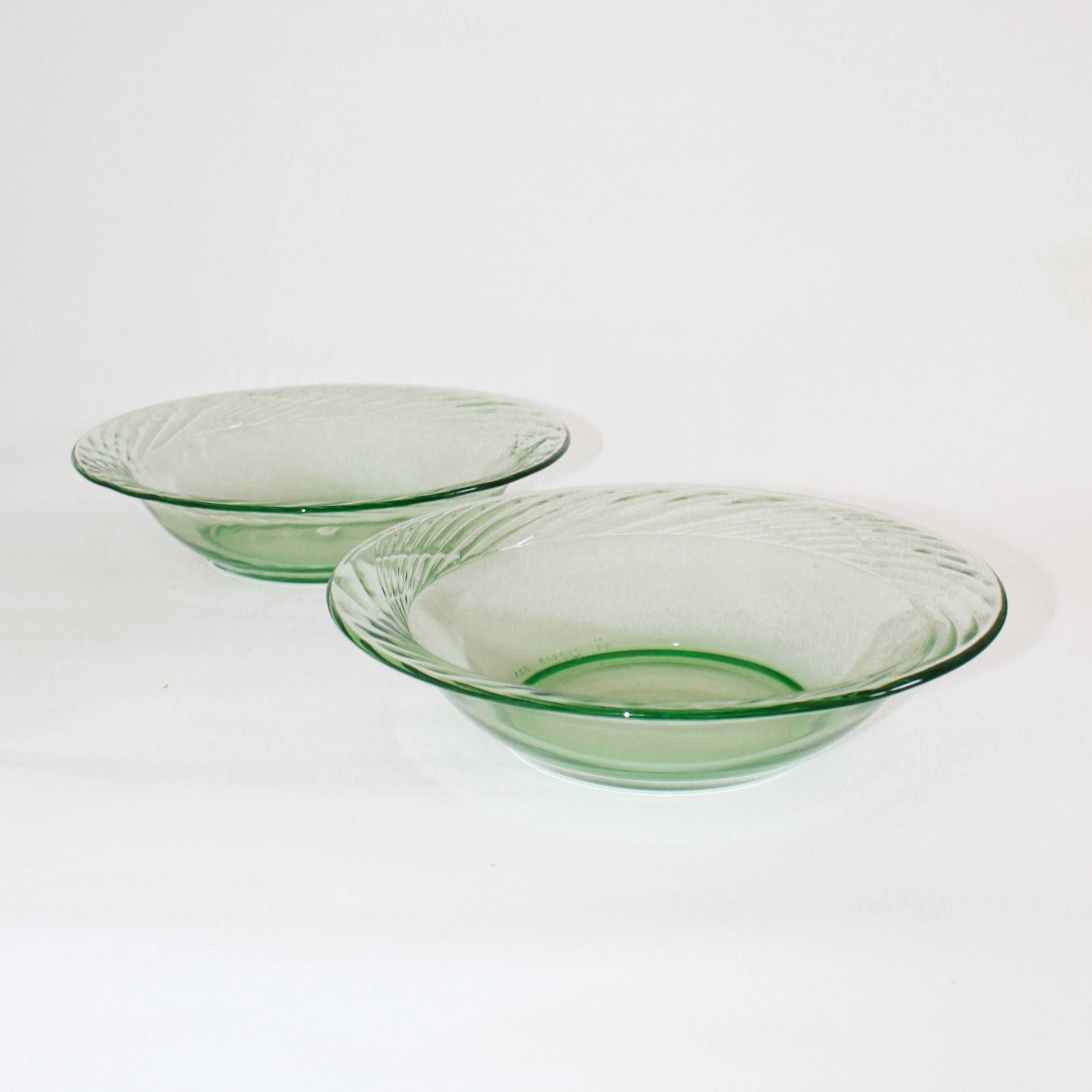 PLATOS VIDRIO VERDE